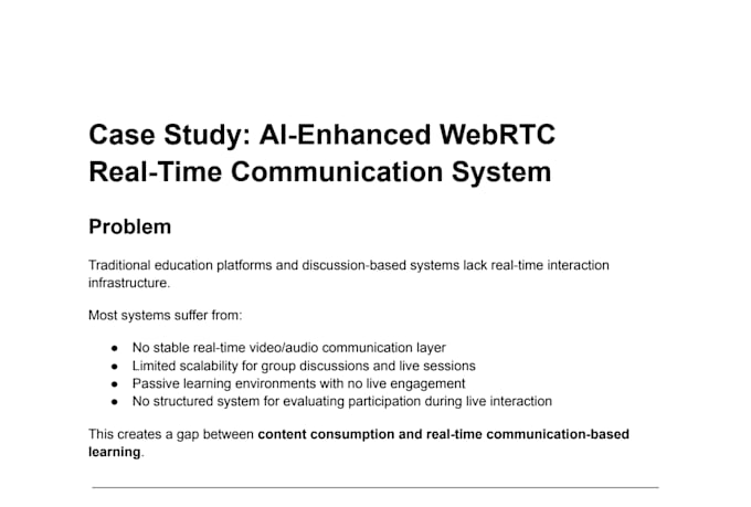 build production ready webrtc video calling platform